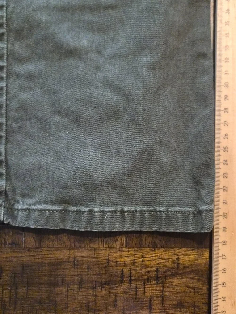 Levis 514 Jeans Mens Size 36x29 Green Regular Fit Straight Leg G764